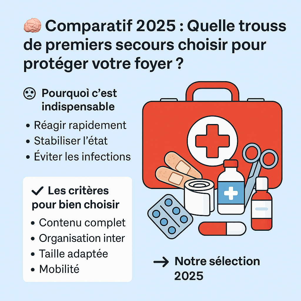 You are currently viewing Comparatif 2025 : Quelle trousse de premiers secours choisir pour protéger votre foyer ?